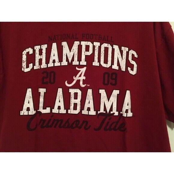 Alabama Crimson Tide 2009 National Champs Size Large T-Shirt - Picture 2 of 2